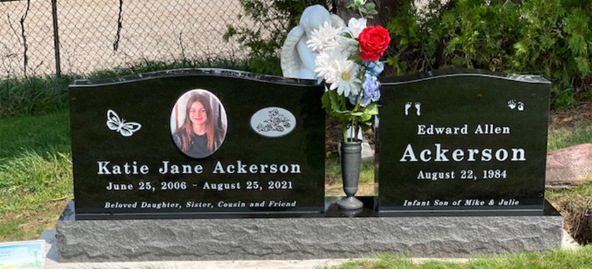 Ackerson Memorial - Single Base and 2 tables